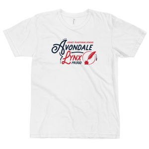 LTS Avondale Lynx White Script T-shirt 2020